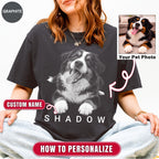 Custom Dog Photo Shirt For Dog Lover