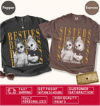 Custom Besties Childhood Photo Bootleg Shirt