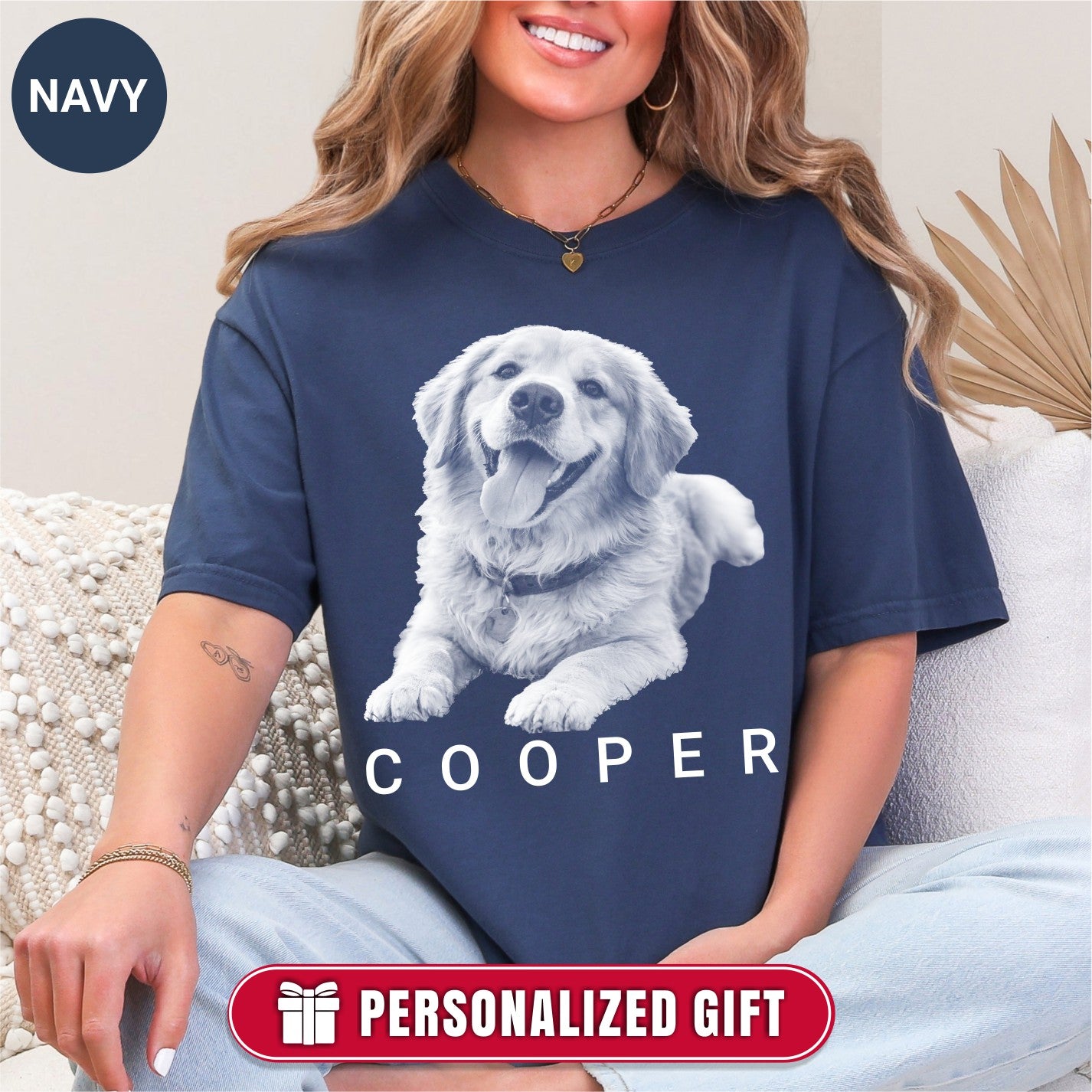 Custom Dog Photo Shirt For Dog Lover