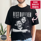 Best Dad Ever Custom Photo Shirt