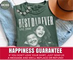 Custom Photo Cool Dad Est Year Shirt