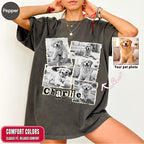 Custom Dog Scrapbook Collage Shirt, Retro Polaroid Style