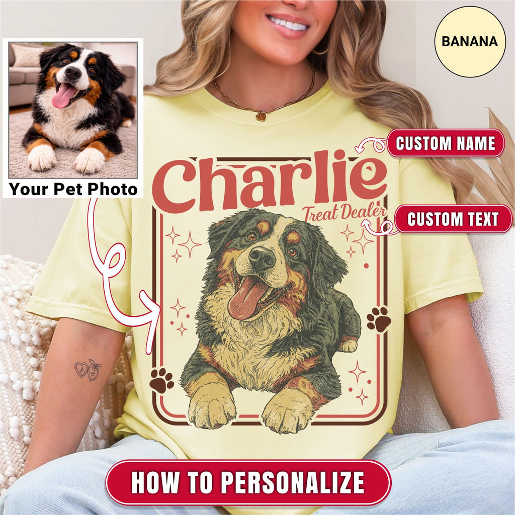 Custom Vintage 90s Retro Dog Portrait Shirts