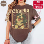 Custom Vintage 90s Retro Dog Portrait Shirts