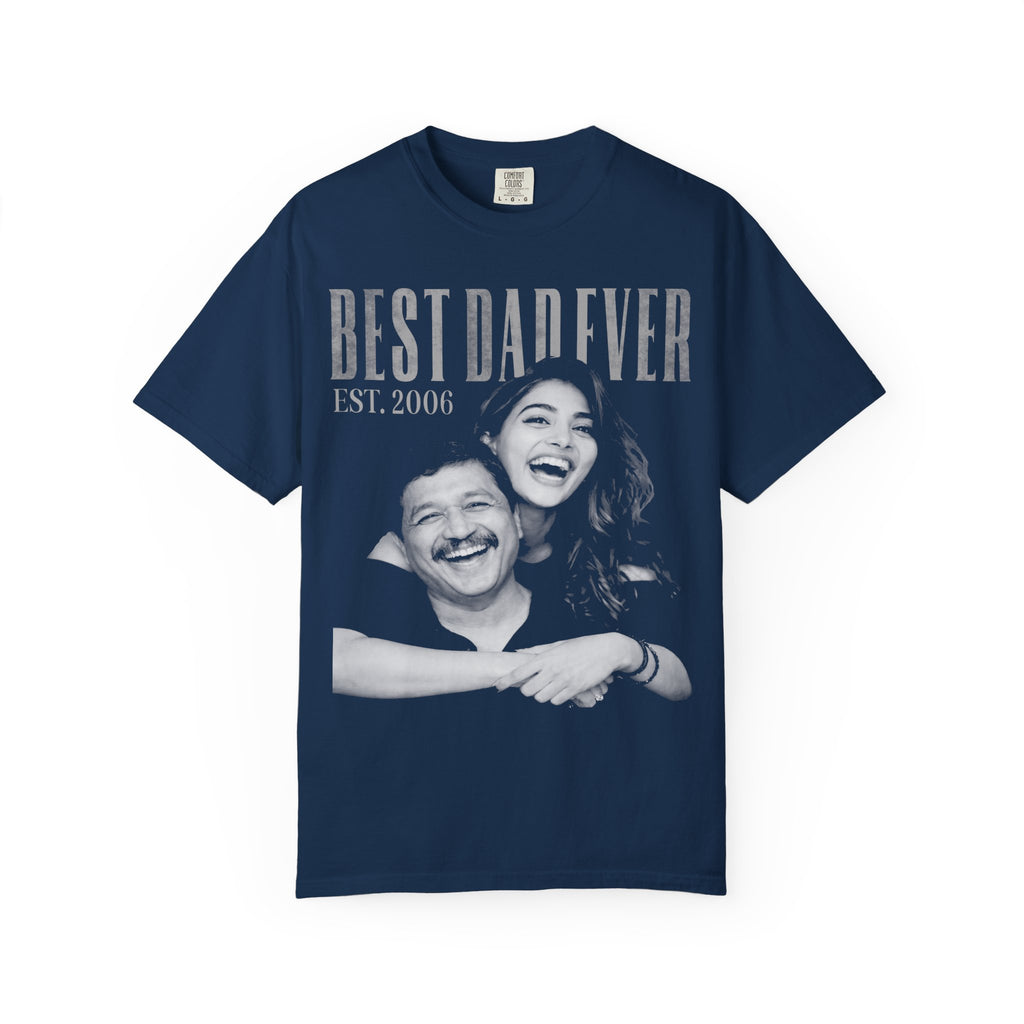 Best Dad Ever Custom Photo Shirt