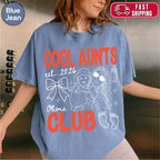 Custom Cool Aunt Club Shirt, Retro New Aunt Doodle Tee