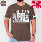 Custom Cool Dad Photo Grid Shirt, Modern Editorial Style