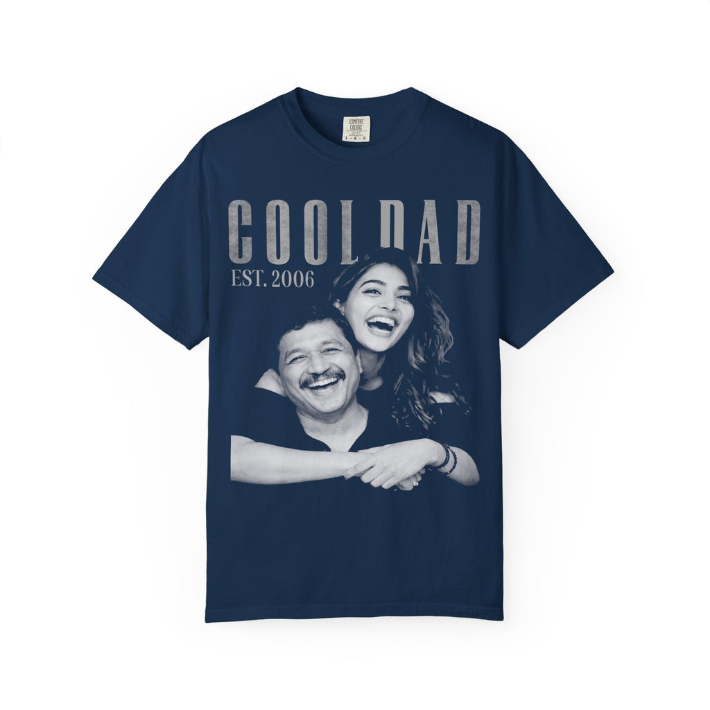 Custom Photo Cool Dad Est Year Shirt
