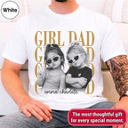 Custom Girl Dad Bootleg Style Shirt