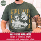 Custom Girl Dad Bootleg Style Shirt