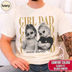 Custom Girl Dad Bootleg Style Shirt