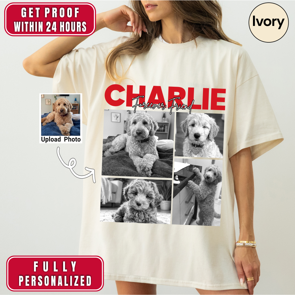 Personalized Pet Photo Collage Shirt