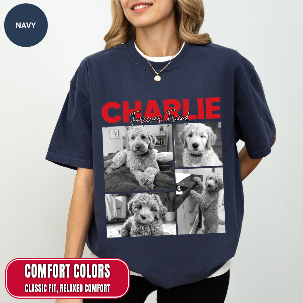 Personalized Pet Photo Collage Shirt