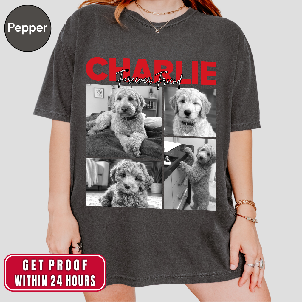 Personalized Pet Photo Collage Shirt