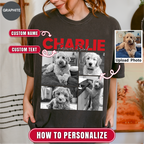 Personalized Pet Photo Collage Shirt