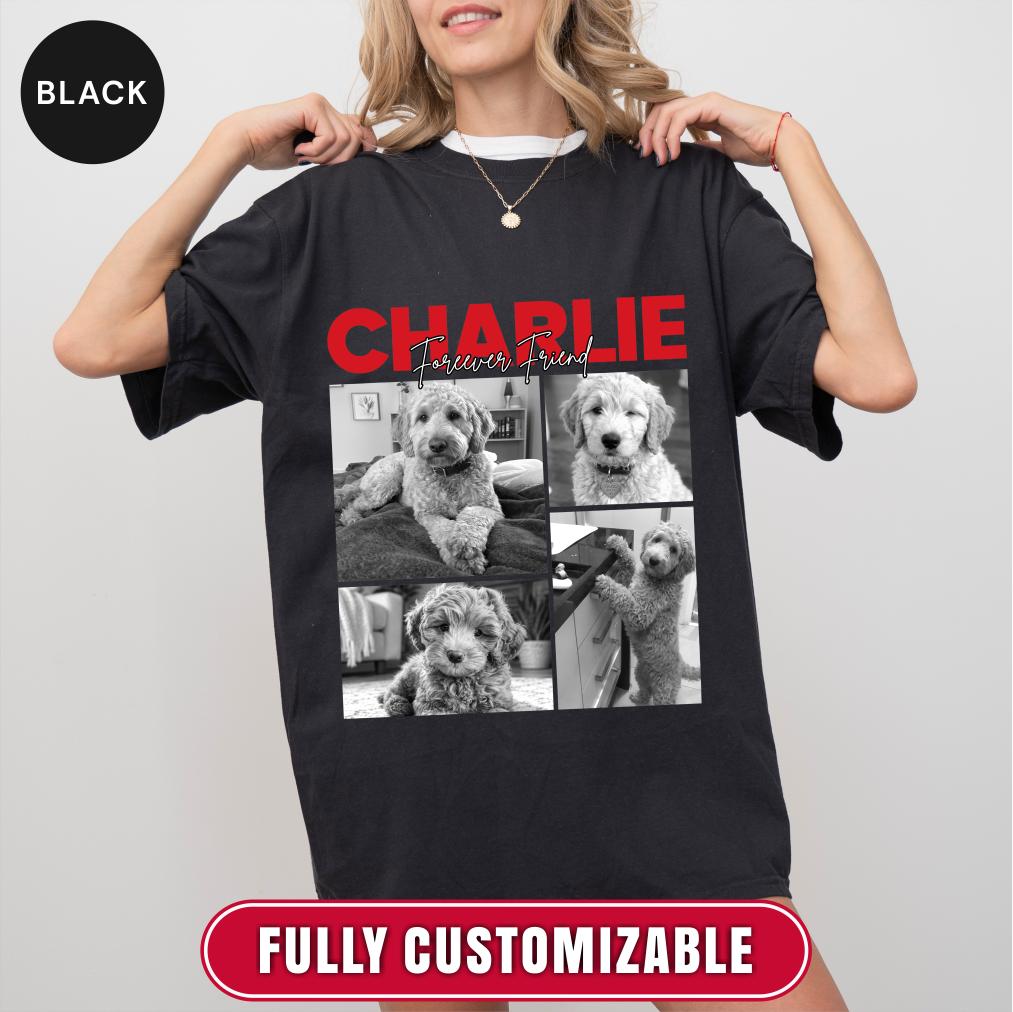 Personalized Pet Photo Collage Shirt