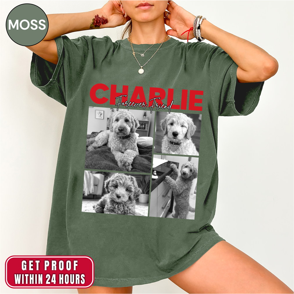 Personalized Pet Photo Collage Shirt