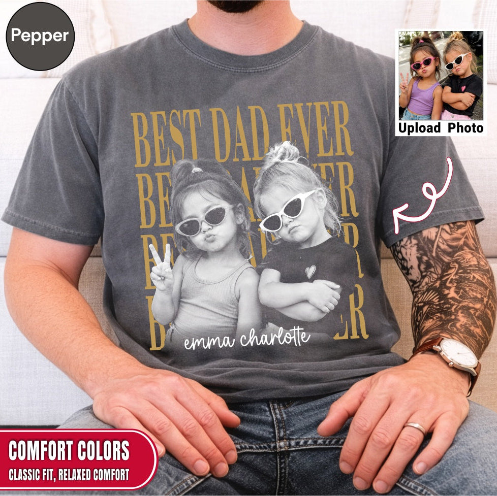 Custom Best Dad Ever Bootleg Style Shirt