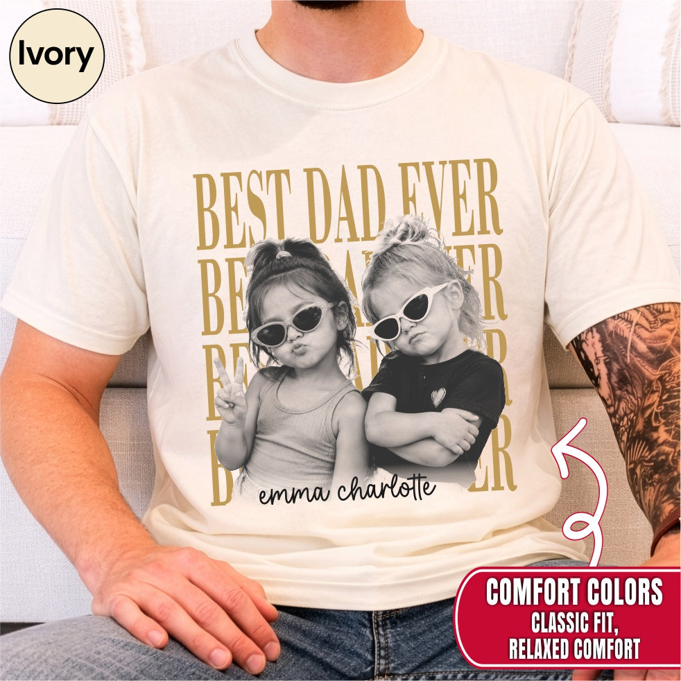 Custom Best Dad Ever Bootleg Style Shirt
