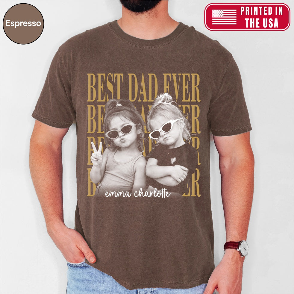 Custom Best Dad Ever Bootleg Style Shirt