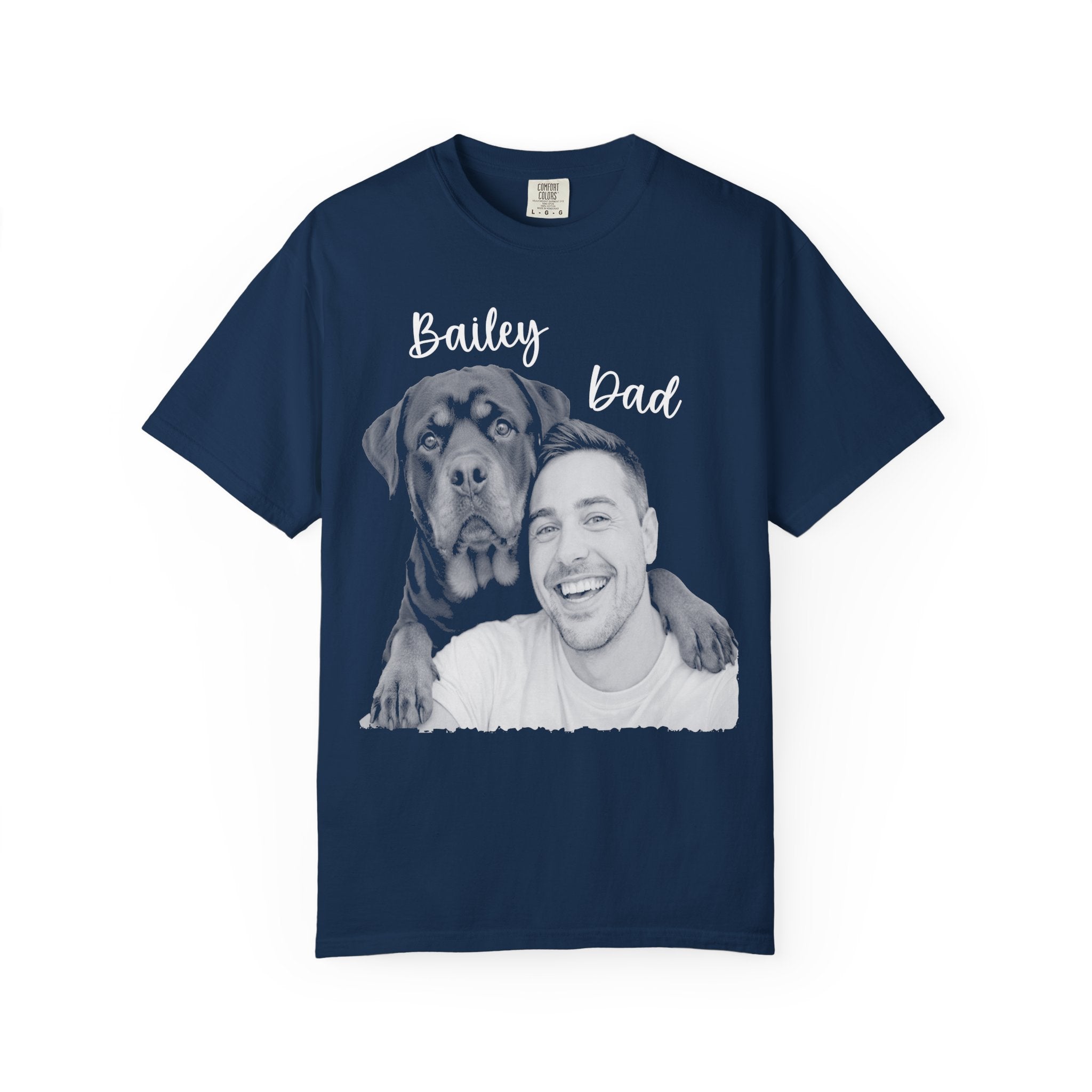 Custom Photo Dog Dad Shirt
