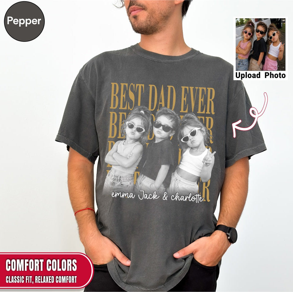 Custom Best Dad Ever Bootleg Style Shirt