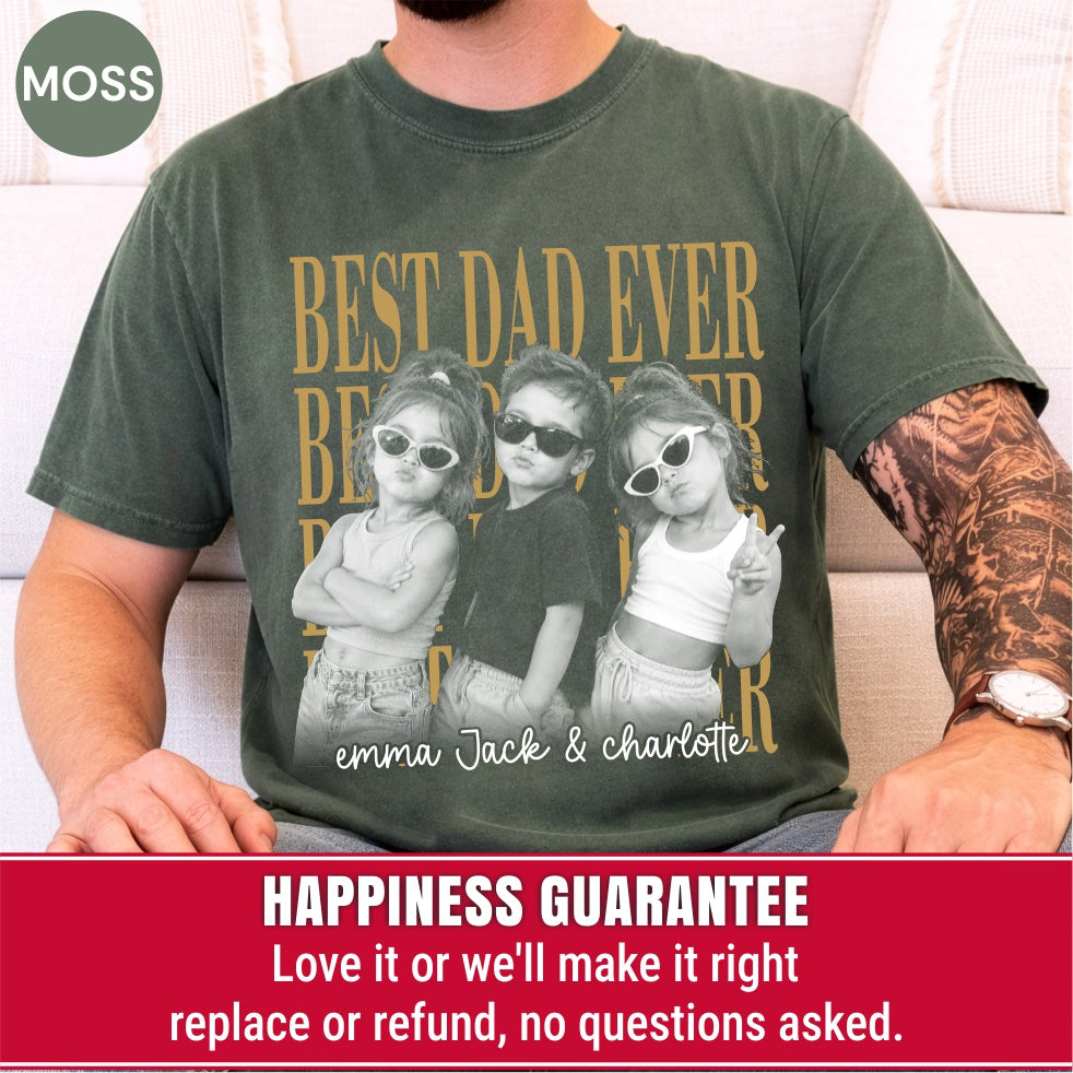 Custom Best Dad Ever Bootleg Style Shirt