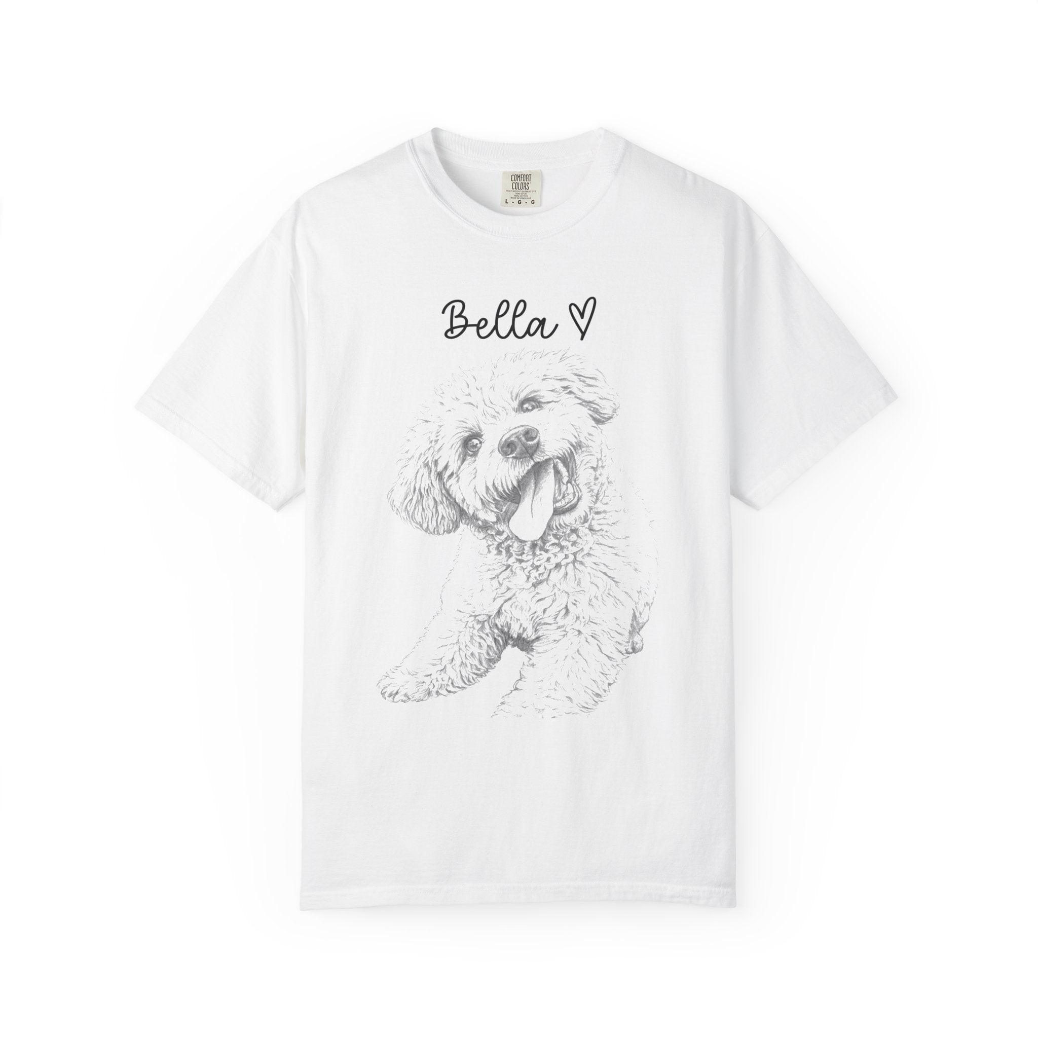 Custom Doodle Dog Drawing Shirts
