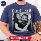 Cool Dad Custom Photo Shirt, Personalized Dad Gift from Daughter Son