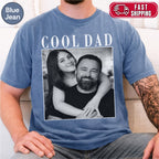 Cool Dad Custom Photo Shirt, Personalized Dad Gift from Daughter Son