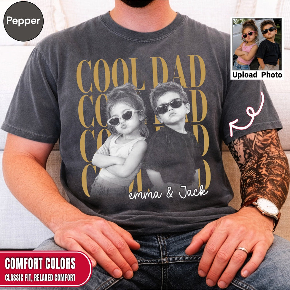 Custom Cool Dad Bootleg Style Shirt