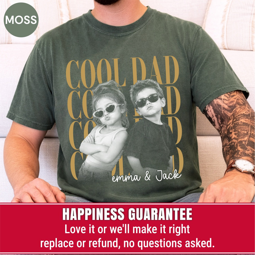 Custom Cool Dad Bootleg Style Shirt