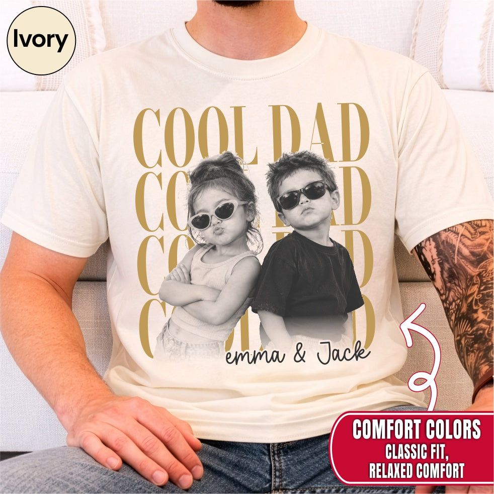 Custom Cool Dad Bootleg Style Shirt