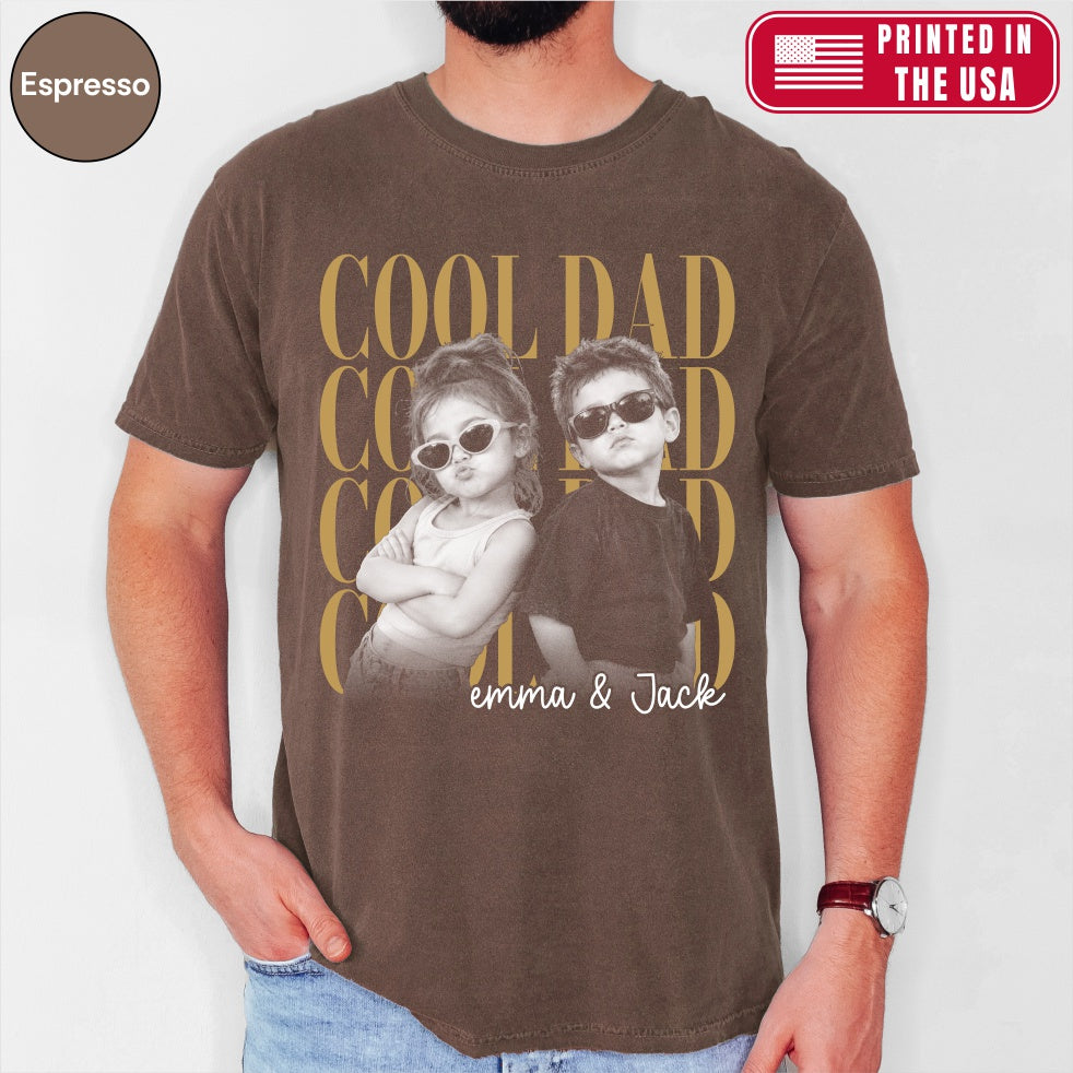 Custom Cool Dad Bootleg Style Shirt