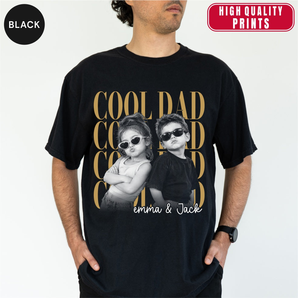 Custom Cool Dad Bootleg Style Shirt