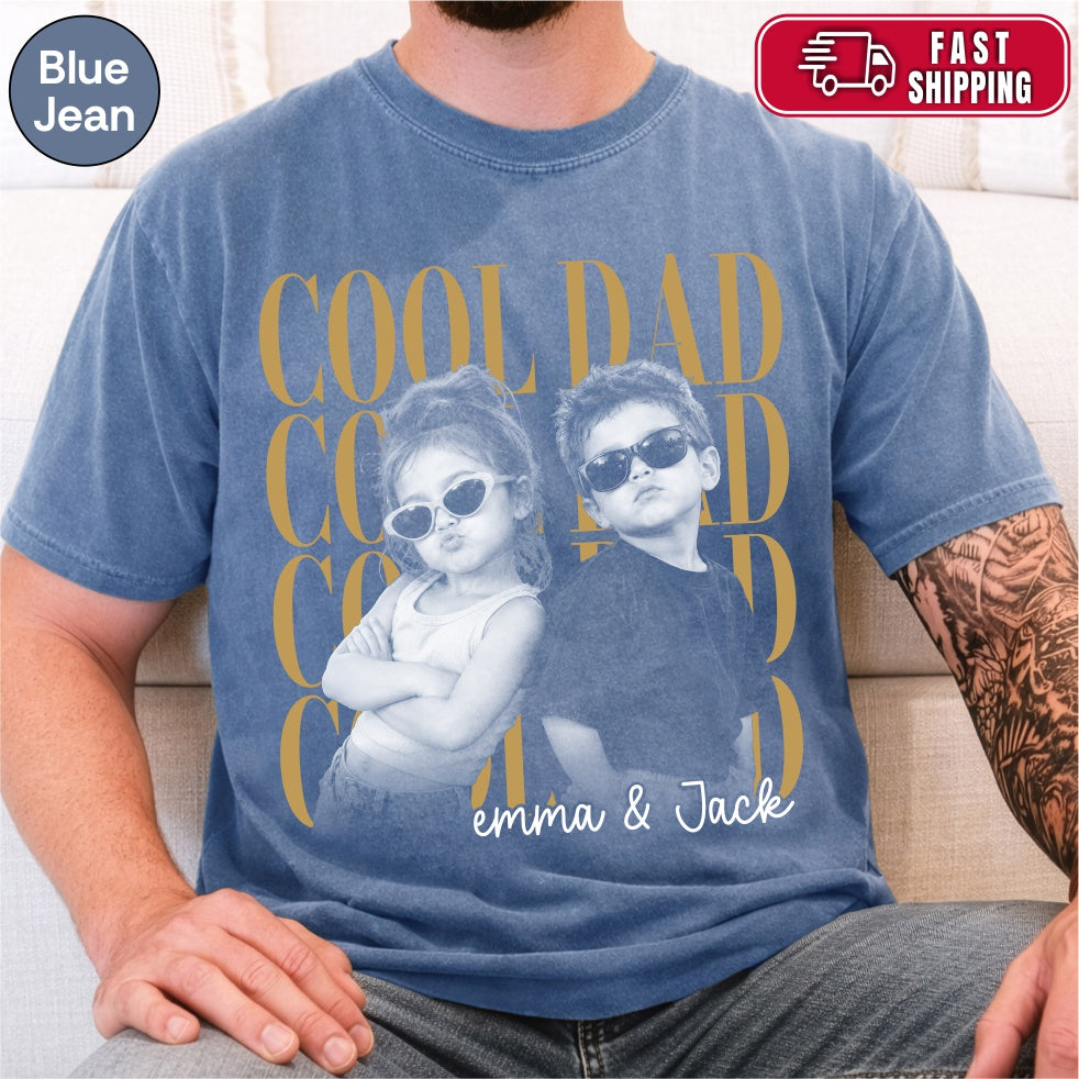 Custom Cool Dad Bootleg Style Shirt