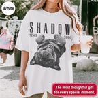Custom Vintage 90s Dog Portrait Shirts, Bold Portrait Style
