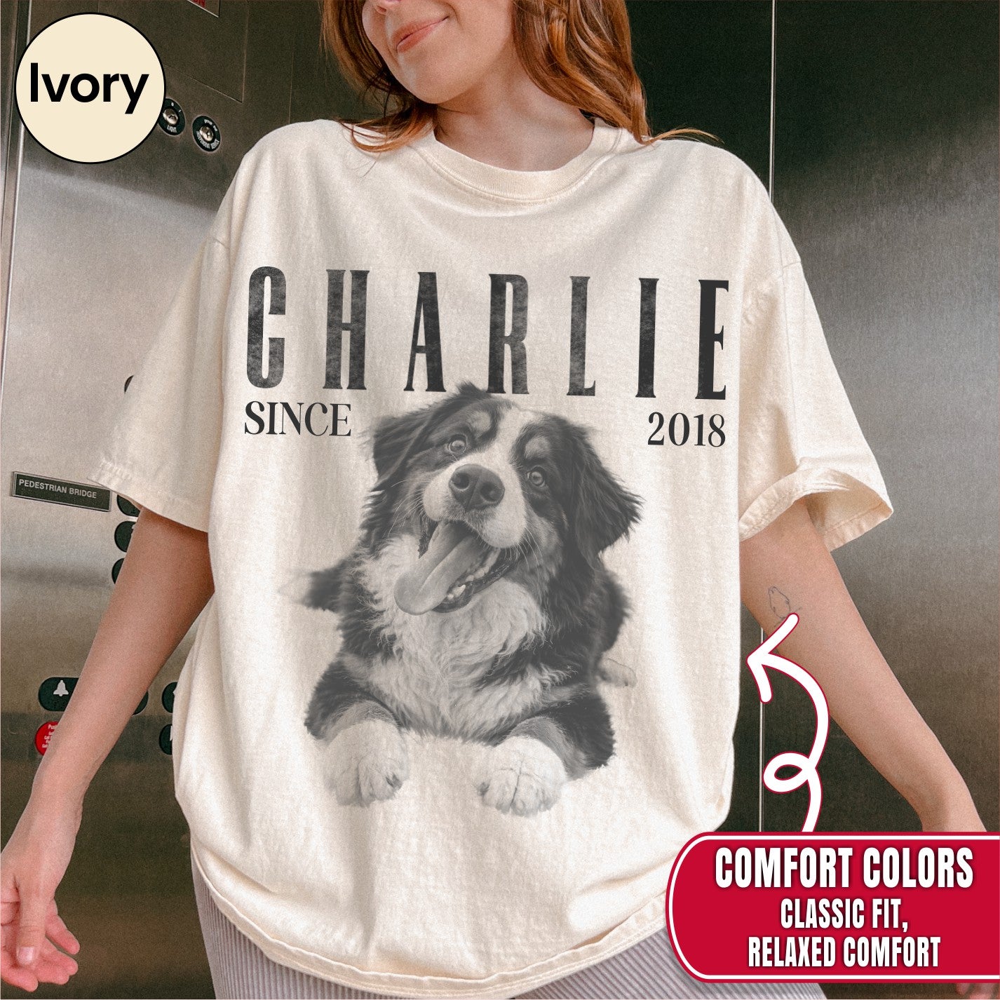 Custom Vintage 90s Dog Portrait Shirts, Bold Portrait Style