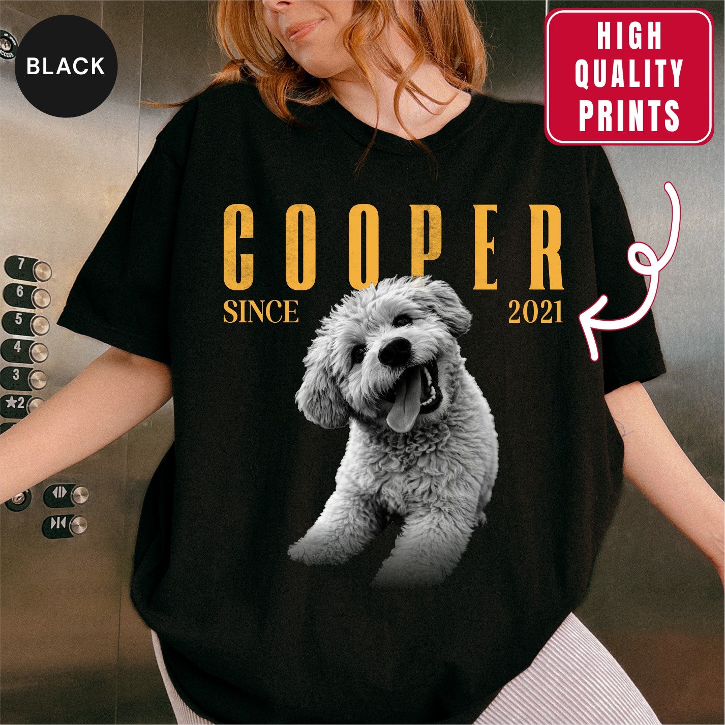 Custom Vintage 90s Dog Portrait Shirts, Bold Portrait Style