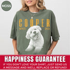 Custom Vintage 90s Dog Portrait Shirts, Bold Portrait Style