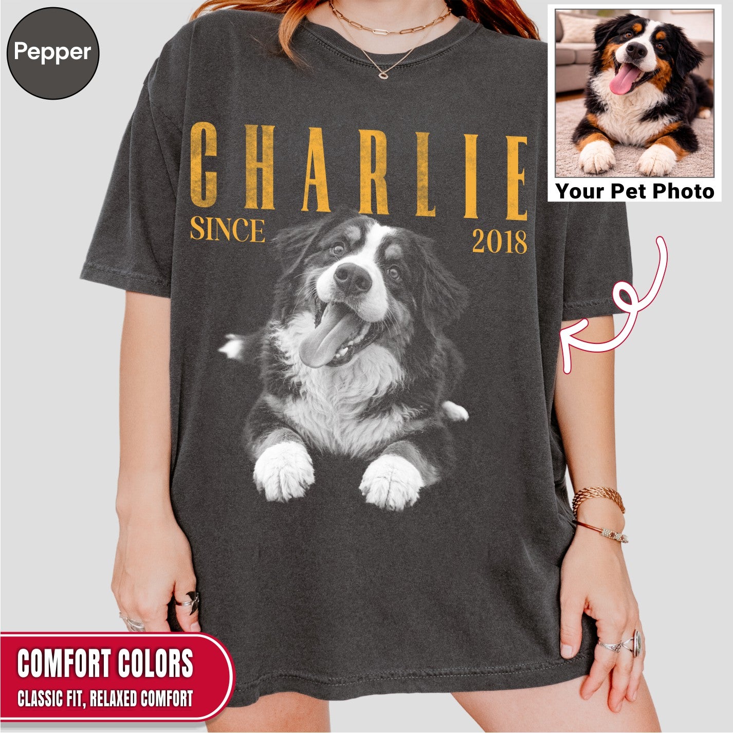 Custom Vintage 90s Dog Shirt