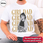 Custom Girl Dad Boy Dad Bootleg Style Shirt