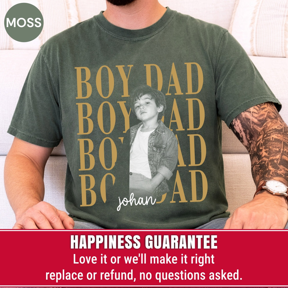Custom Girl Dad Boy Dad Bootleg Style Shirt