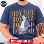 Custom Girl Dad Boy Dad Bootleg Style Shirt