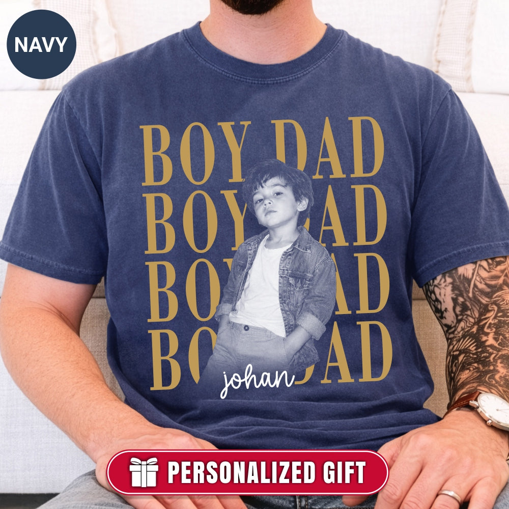 Custom Girl Dad Boy Dad Bootleg Style Shirt