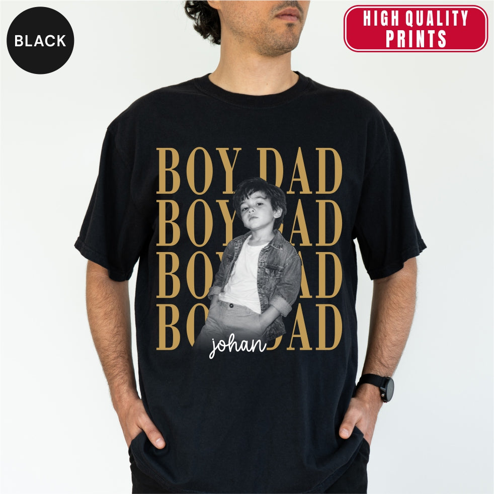 Custom Girl Dad Boy Dad Bootleg Style Shirt