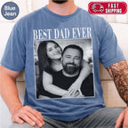 Best Dad Ever Custom Photo Shirt