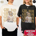 Custom Girl Dad Bootleg Style Shirt