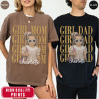 Custom Girl Dad Bootleg Style Shirt