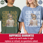 Custom Girl Dad Bootleg Style Shirt